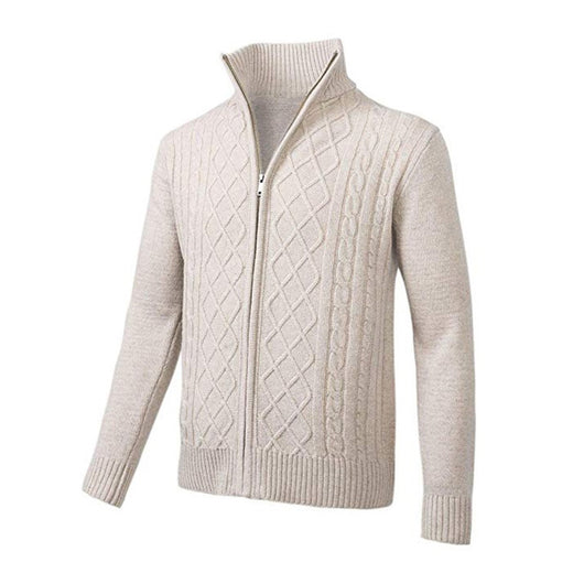 Cardigan de cuello alto con cierre y mangas largas - Image 17
