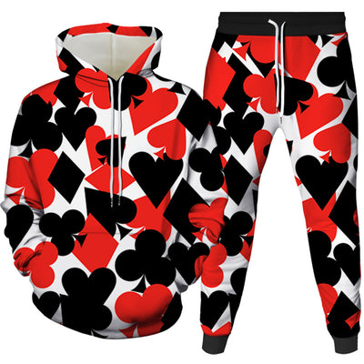 Sudadera Hoodie Unisex con Estampado Digital de Dos Piezas