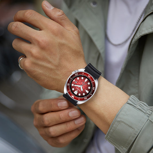 Reloj de Negocios para Hombre Cuarzo Luminoso Resistente al Agua con Bisel Rotatorio
