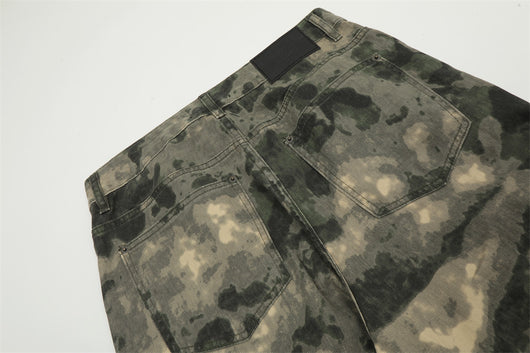 Pantalones de Trabajo Camuflaje Tie-dye Multi-bolsillos para Montaña - Image 23