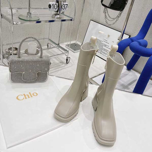 Botas Cortas Impermeables con Tacón Alto y Suela Antideslizante - Image 14