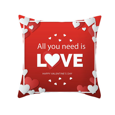 Funda de Cojín con Estampado Gráfico para Día de San Valentín - Image 5