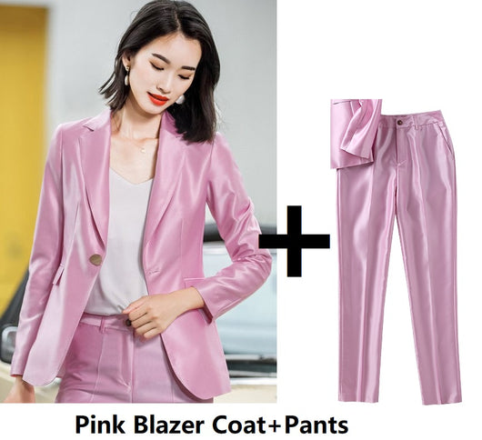 Traje Ejecutivo de Acetato para Mujer - Elegancia Profesional - Image 4