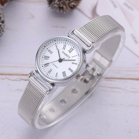 Reloj de Cuarzo con Numerales Romanos Elegante - Image 5
