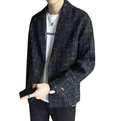 Blazer Cuadros Vanguardista para Hombre - Image 5