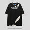 Playera Bicolor Manga Corta Unisex con Contraste