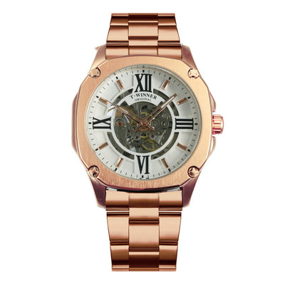 Reloj Mecánico Hueco para Hombre con Diseño Transparente - Image 18
