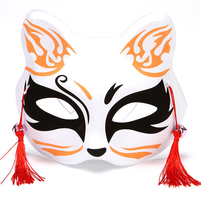Máscaras de Gato y Zorro Estilo Japonés para Disfraz y Presentaciones Infantiles - Image 12