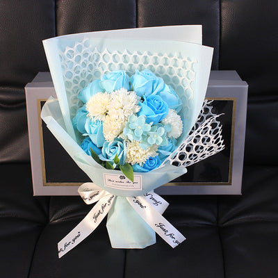 Ramo de 19 Rosas de Jabón - Caja Regalo Día de Enamorados - Image 4