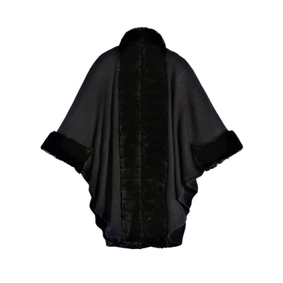 Abrigo de Punto Oversized con Cuello de Conejo Artificial - Image 24