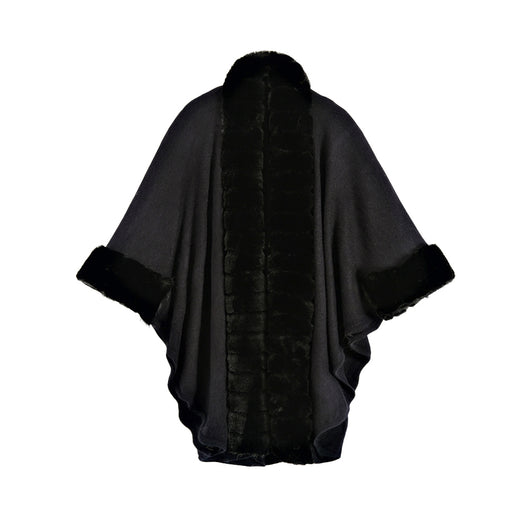 Abrigo de Punto Oversized con Cuello de Conejo Artificial - Image 24