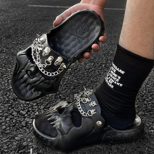 Pantuflas Cráneo con Suela Antideslizante Reforzada - Image 4