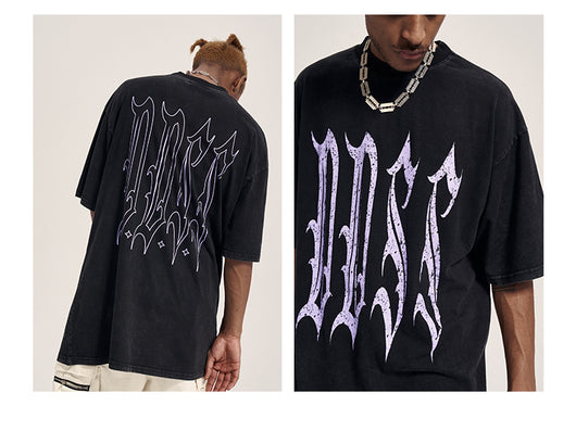 Camiseta Estampada Doble Cara West Coast - Manga Corta Suelta - Image 10
