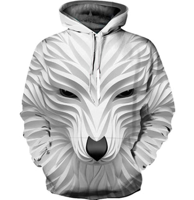 Sudadera con Capucha Estampado 3D Animal para Hombre - Hoodie Casual Streetwear - Image 10
