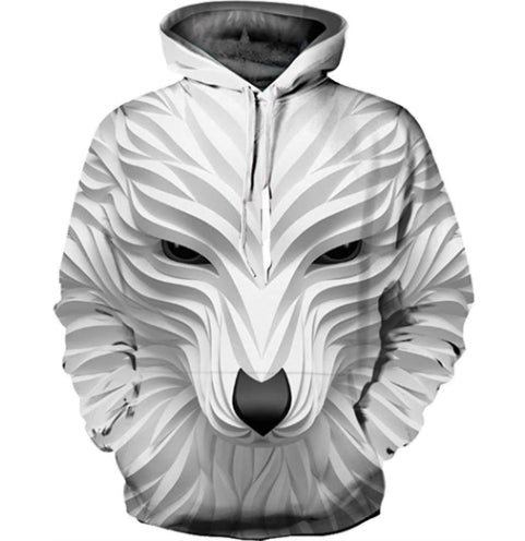 Sudadera con Capucha Estampado 3D Animal para Hombre - Hoodie Casual Streetwear - Image 10