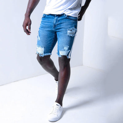 Shorts Denim Rotos para Hombre - Estilo Urbano Verano - Image 10