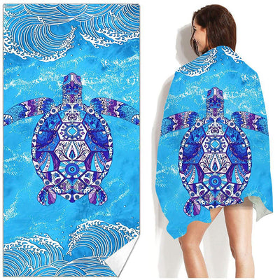 Toalla de Playa Bohemia Estampada - Absorbente y Versátil - Image 2