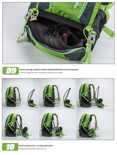 Mochila de Campamento Impermeable de Gran Capacidad - Image 18