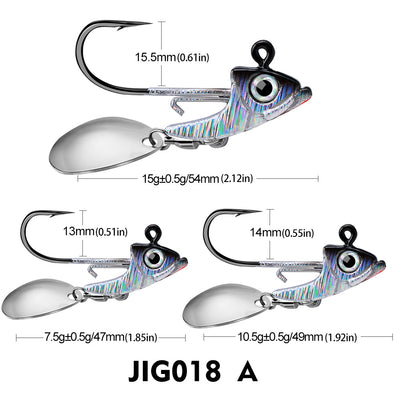 Anzuelo Jig con Contrapeso para Pesca de Fondo - Accesorios de Pesca - Image 5