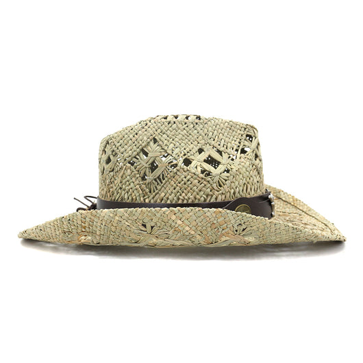 Sombrero Vaquero Tejido a Mano para Mujer - Estilo Western Auténtico - Image 11