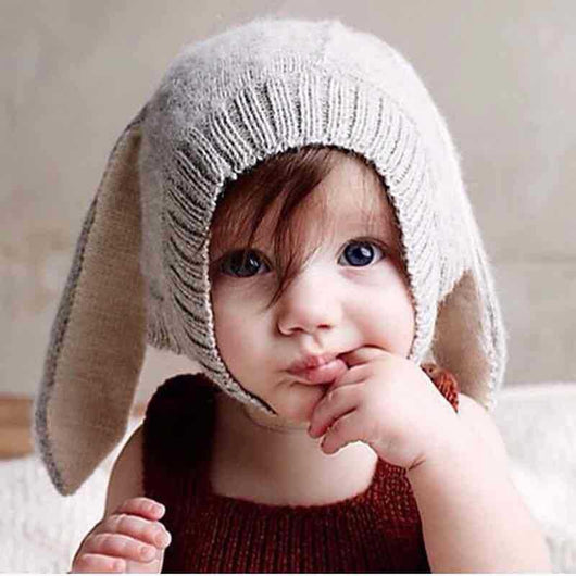 Gorro Tejido para Bebé con Orejas de Conejo - Diseño Adorable - Image 9