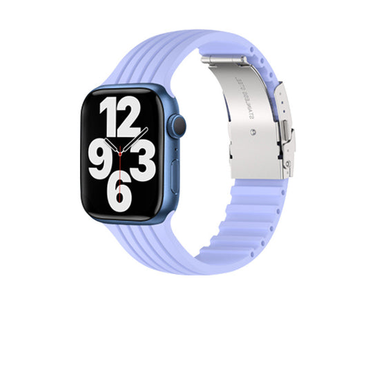 Correa de Silicona a Rayas para Apple Watch - Hombre y Mujer - Image 5