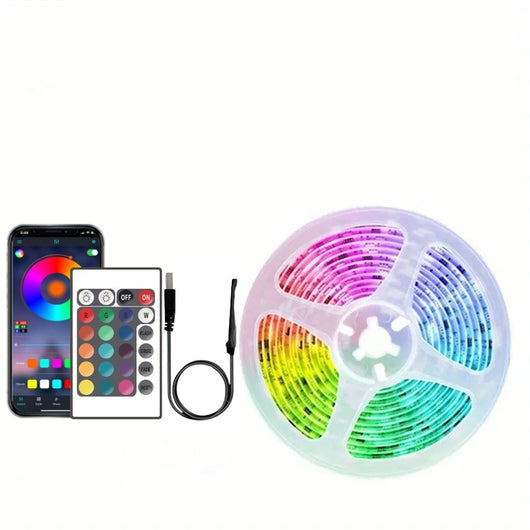 Lámpara de Araña LED RGB 5V con Control Remoto Bluetooth e Infrarrojo - Image 6