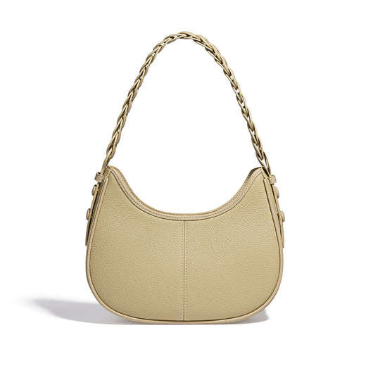 Bolso de Cuero Genuino Grano Litchi con Asa Simple - Image 11