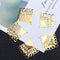 DIY crystal drop glue ashtray metal flower border antique ornament filler mobile phone shell patch Lozenge