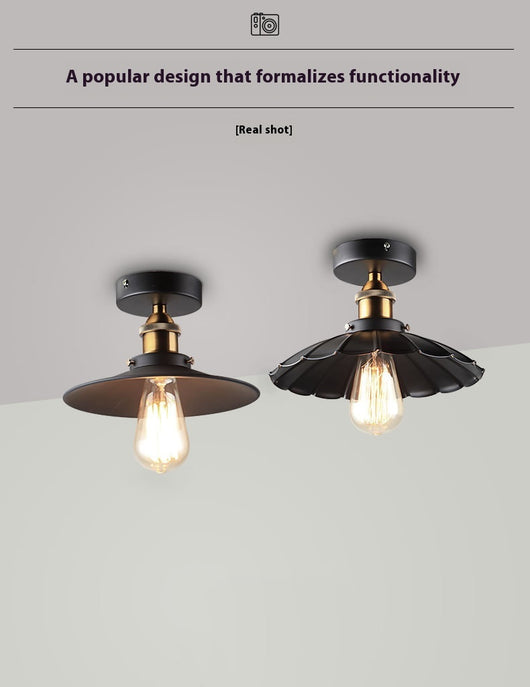 Lámpara de Techo Industrial de Hierro - Luz Colgante Minimalista - Image 7