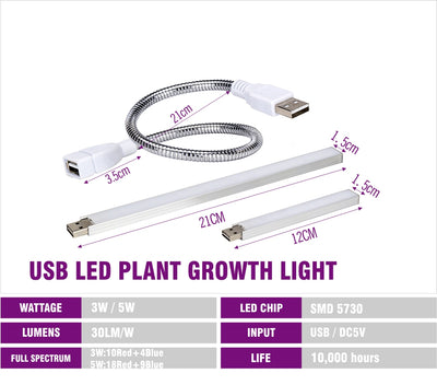 Lámpara LED de Crecimiento para Plantas - Image 2