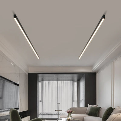 Lámpara de Techo Lineal Minimalista para Sala de Estar