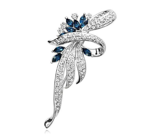Broche de Cristal Coreano para Mujer - Joya Elegante