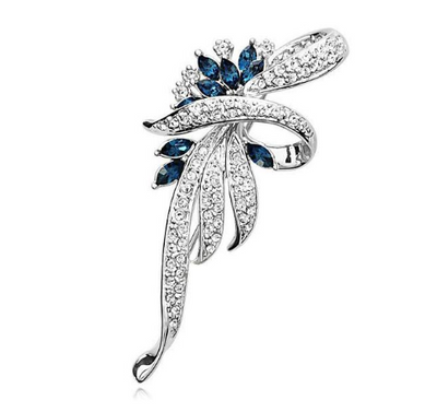 Broche de Cristal Coreano para Mujer - Joya Elegante