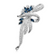 Broche de Cristal Coreano para Mujer - Joya Elegante