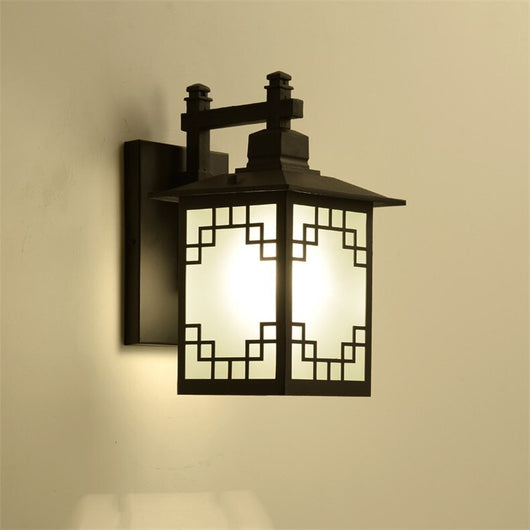 Lámpara Retro de Pared para Jardín - Iluminación Vintage para Entrada