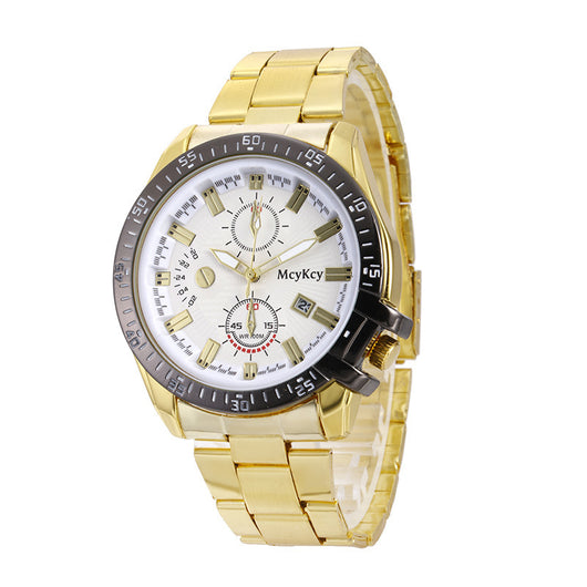 Reloj de Acero Inoxidable con Calendario - Elegancia Empresarial - Image 4