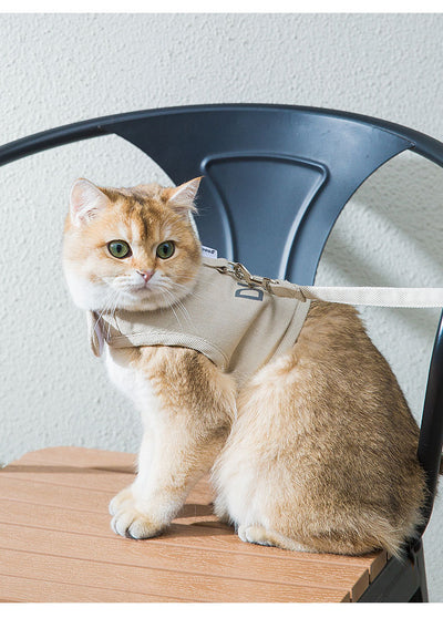Arnés y Correa para Perro de Tela Tejida - Chaleco Arnés para Gatos y Cachorros - Image 12