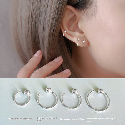 Aretes de Plata 999 Estilo Minimalista - Pendientes Elegantes para Mujer - Image 4