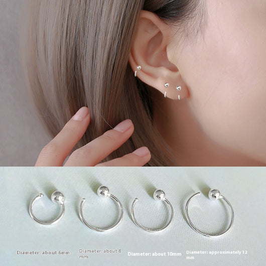 Aretes de Plata 999 Estilo Minimalista - Pendientes Elegantes para Mujer - Image 4
