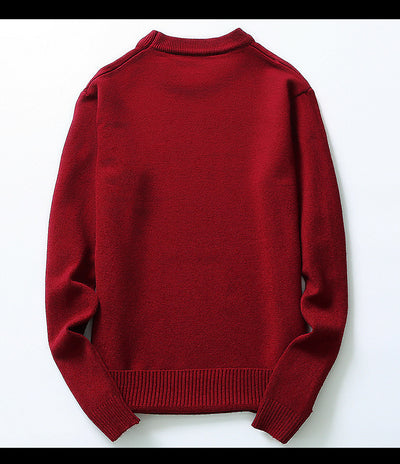Suéter Casual de Cuello Redondo y Manga Larga para Hombre - Image 12