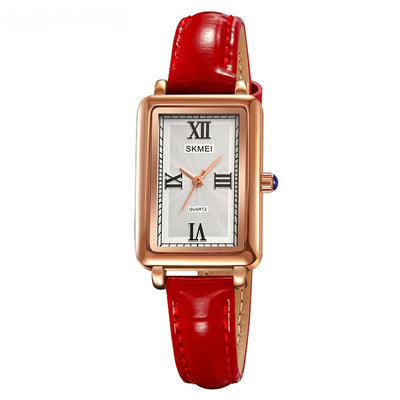 Reloj Retro Rectangular para Mujer - Resistente al Agua, Cuarzo de Precisión - Image 4