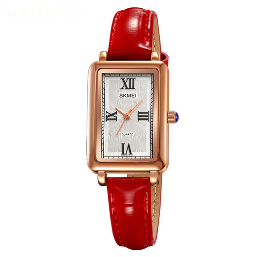 Reloj Retro Rectangular para Mujer - Resistente al Agua, Cuarzo de Precisión - Image 4