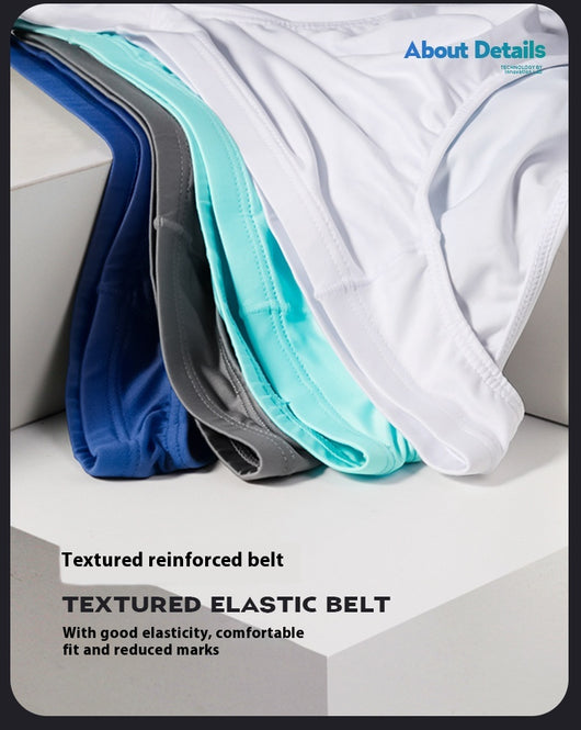 Calzoncillos Triangulares de Seda Helada Transpirables para Hombre - Image 12