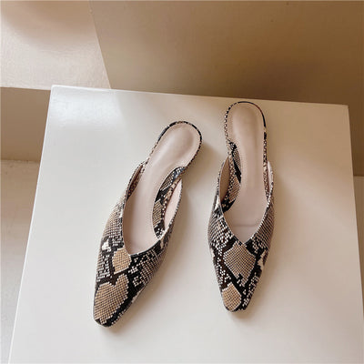 Sandalias Planas con Patrón Serpiente - Cómodas y Versátiles para Todo el Año - Image 12