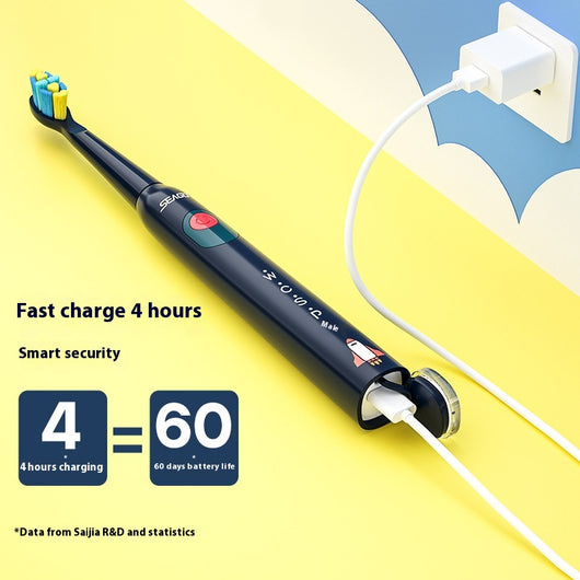Cepillo de Dientes Eléctrico Sónico Recargable para Niños - Image 10