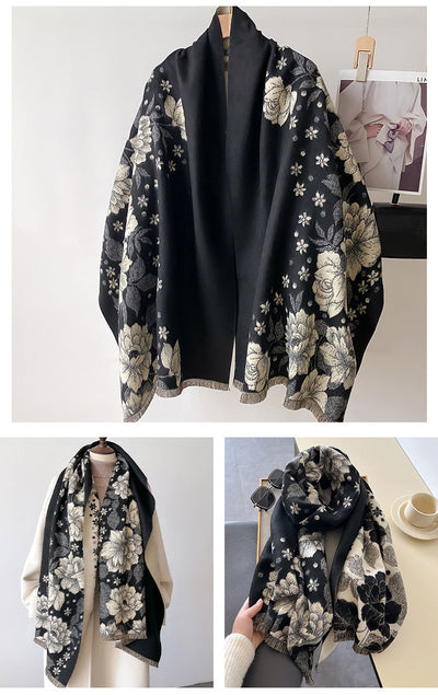 Pañuelo Étnico Floral con Estilo y Elegancia para Mujer - Image 11