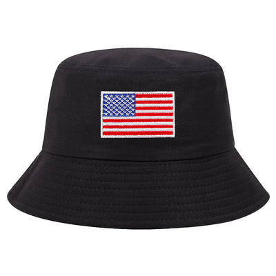 Gorra Bucket Estrellas y Rayas con Protección Solar y Bordado - Image 2