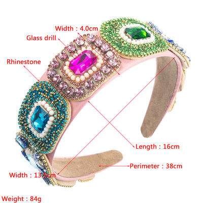 Diadema Cristal Barroco Brillante Fashion - Image 6
