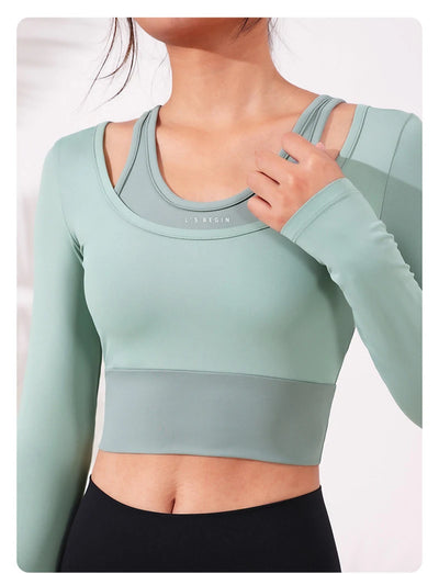 Playera Deportiva de Manga Larga para Mujer - Running - Image 18
